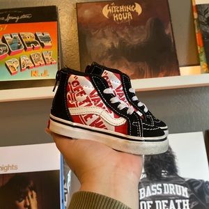 Vans Toddler Sk8 Hi Zip Logo